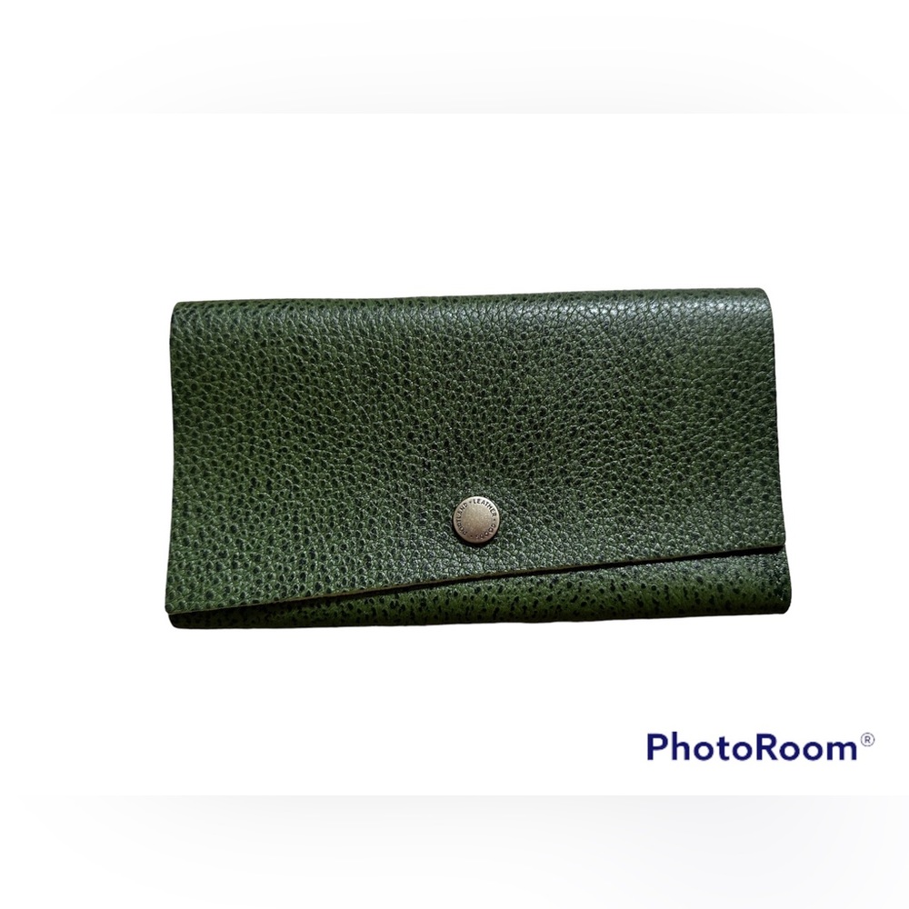 Portland Leather Rancher Wallet * Green * BEAUTIFUL!